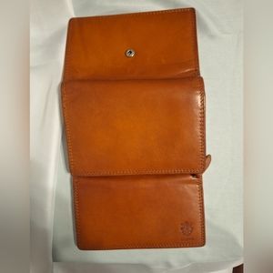 Firenze tan leather Wallet EUC